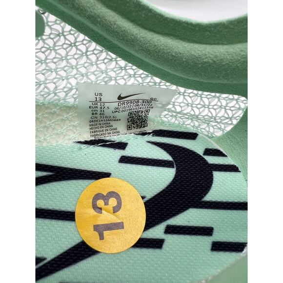 Nike Men's Air Zoom Victory DR9908-300 Mint Green Track & Field Shoes Size 13 - Picture 3 of 12